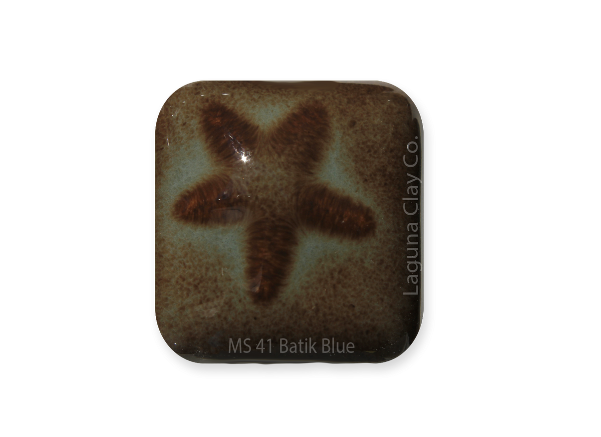 MS-41 BATIK BLUE GLAZE-Dry