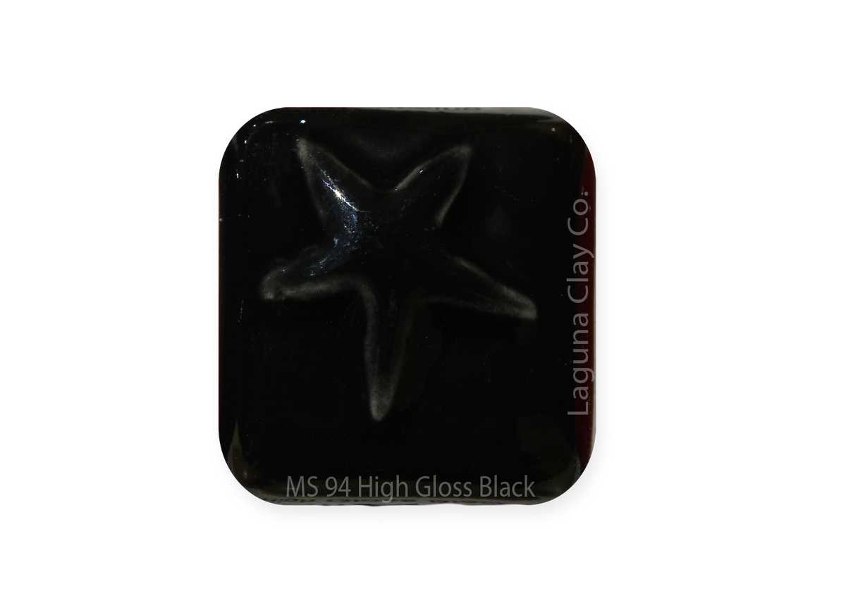 MS-94 HIGH GLOSS BLACK GLAZE-Dry