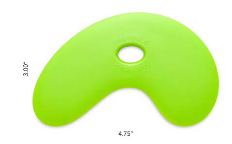 MUDTOOL SMALL BOWL RIB-MEDIUM CHARTREUSE/MED TM669C