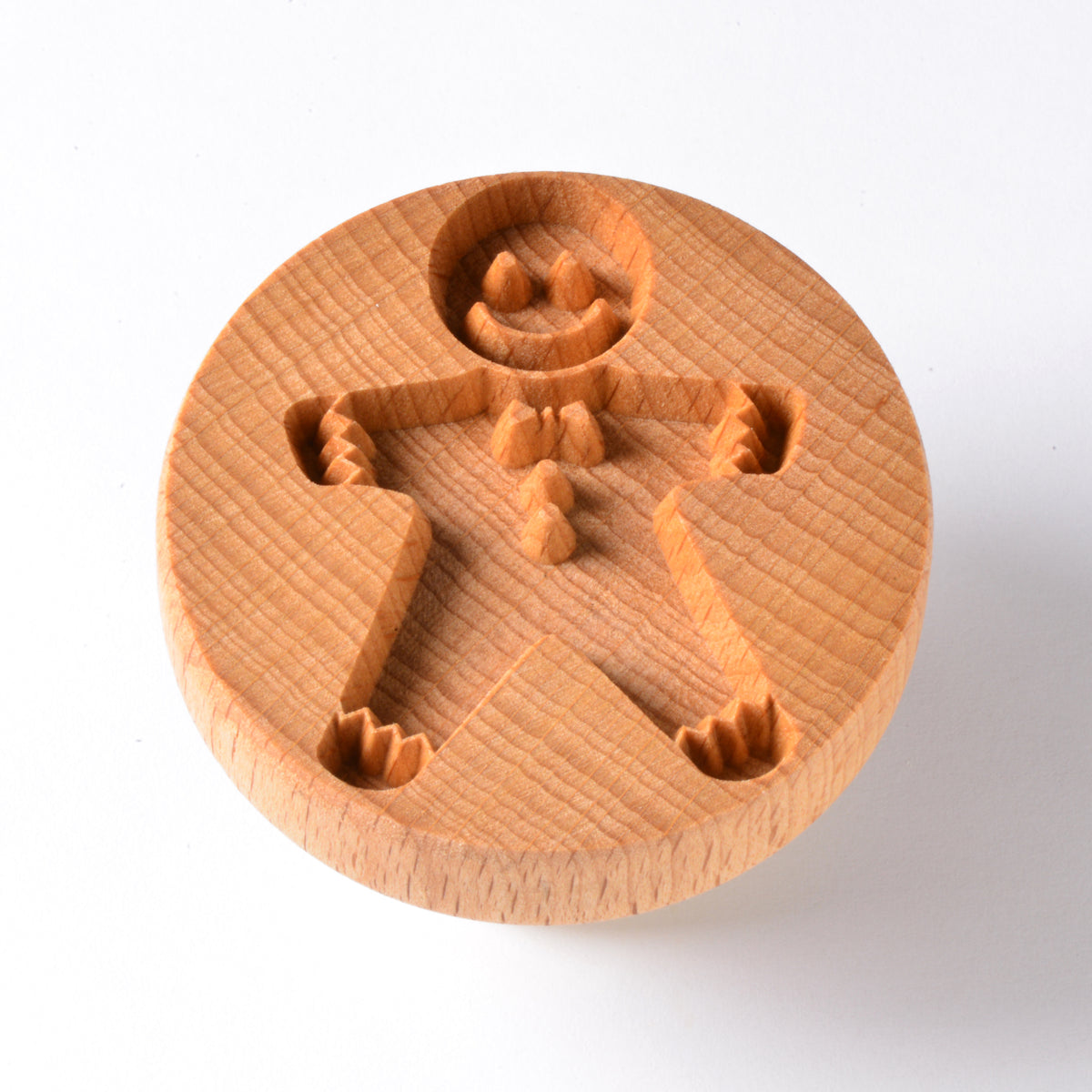 MKM SCXL-039 GINGERBRD MAN EXTRA LARGE ROUND STAMP