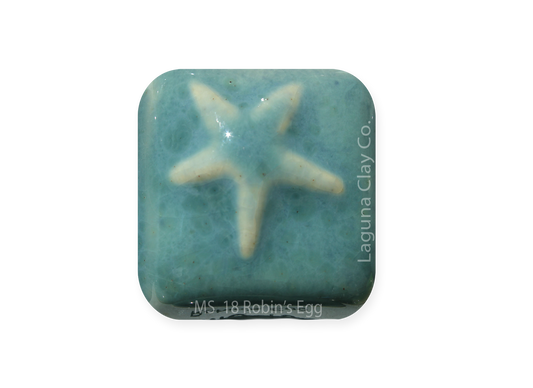 MS-18 ROBINS EGG GLAZE-Dry