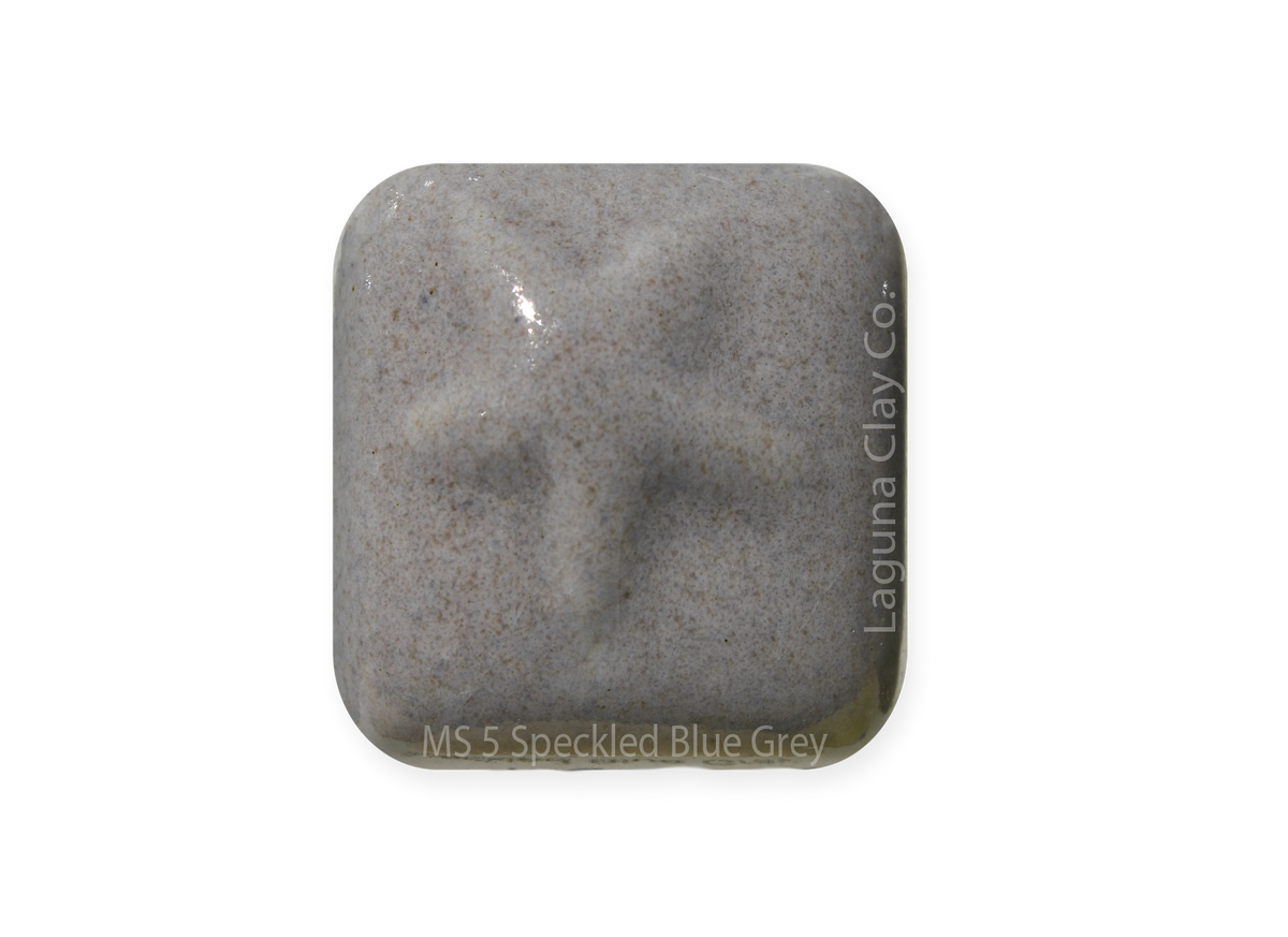 MS-5 SPECKLED BLUE/GRAY GLAZE-Dry