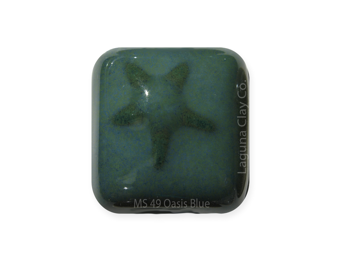 MS-49 OASIS BLUE GLAZE-Dry
