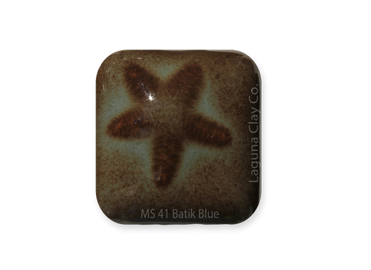 MS-41 BATIK BLUE GLAZE-Dry