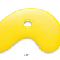 MUDTOOL LARGE BOWL POLYMER-RIB-YELLOW/SOFT TM655BY
