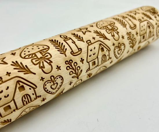 SWEET ROLLING PINS, COZY CHRISTMAS COTTAGE #1321