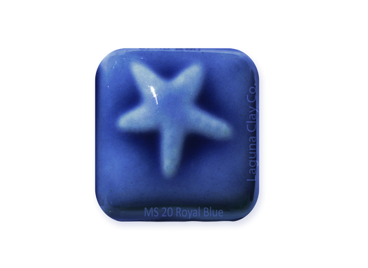 MS-20 ROYAL BLUE GLAZE-Dry