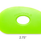 MUDTOOL #0 RIB, MEDIUM, CHARTREUSE/MED TM657C0