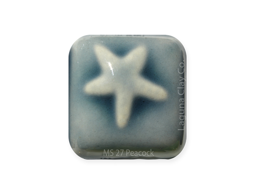 MS-27 PEACOCK GLAZE-Dry: For Tiles