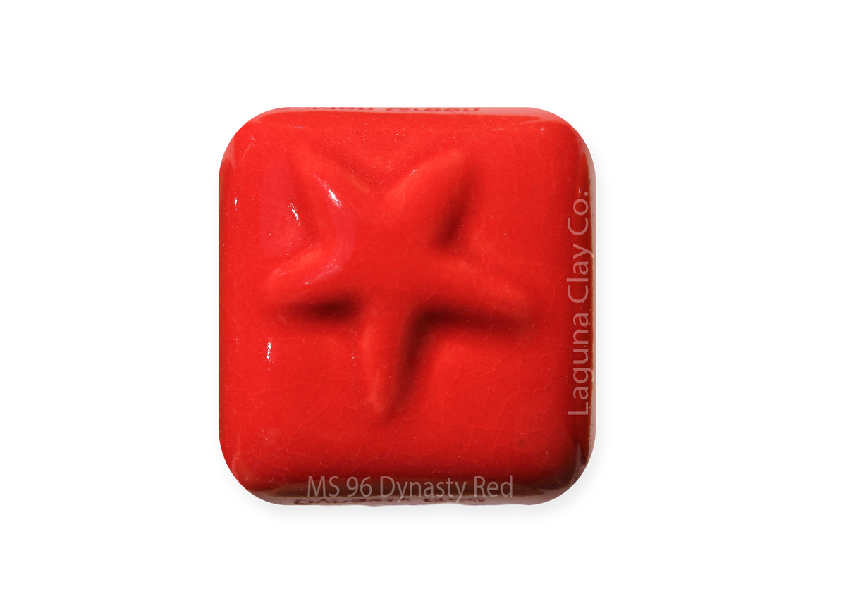 MS-96 DYNASTY RED ^5-6 GLAZE-Dry