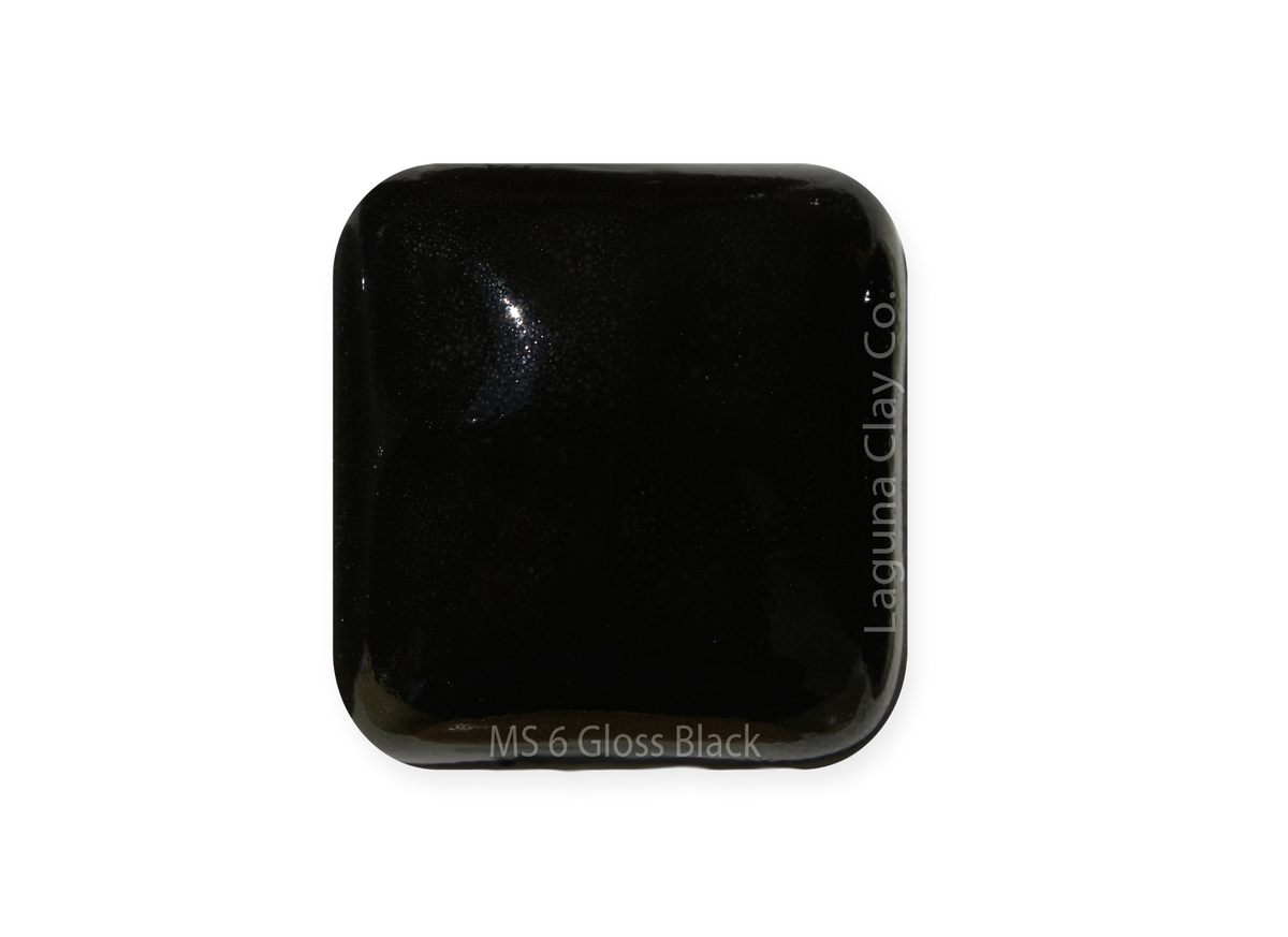 MS-6 GLOSS BLACK GLAZE-Dry