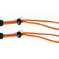 XIEM CLAY BAG TIES-ORANGE (SET OF 2) TXTIEO