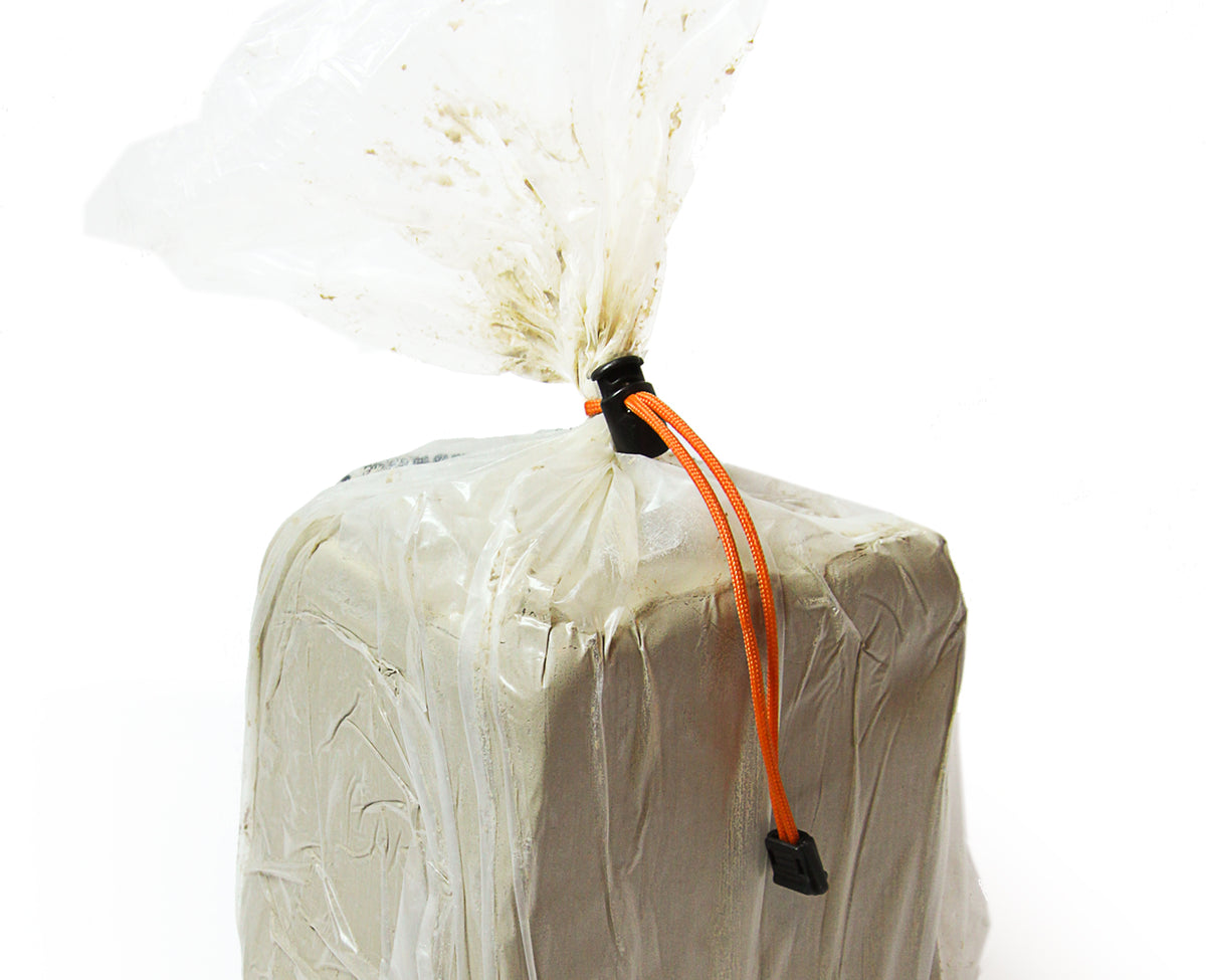 XIEM CLAY BAG TIES-ORANGE (SET OF 2) TXTIEO