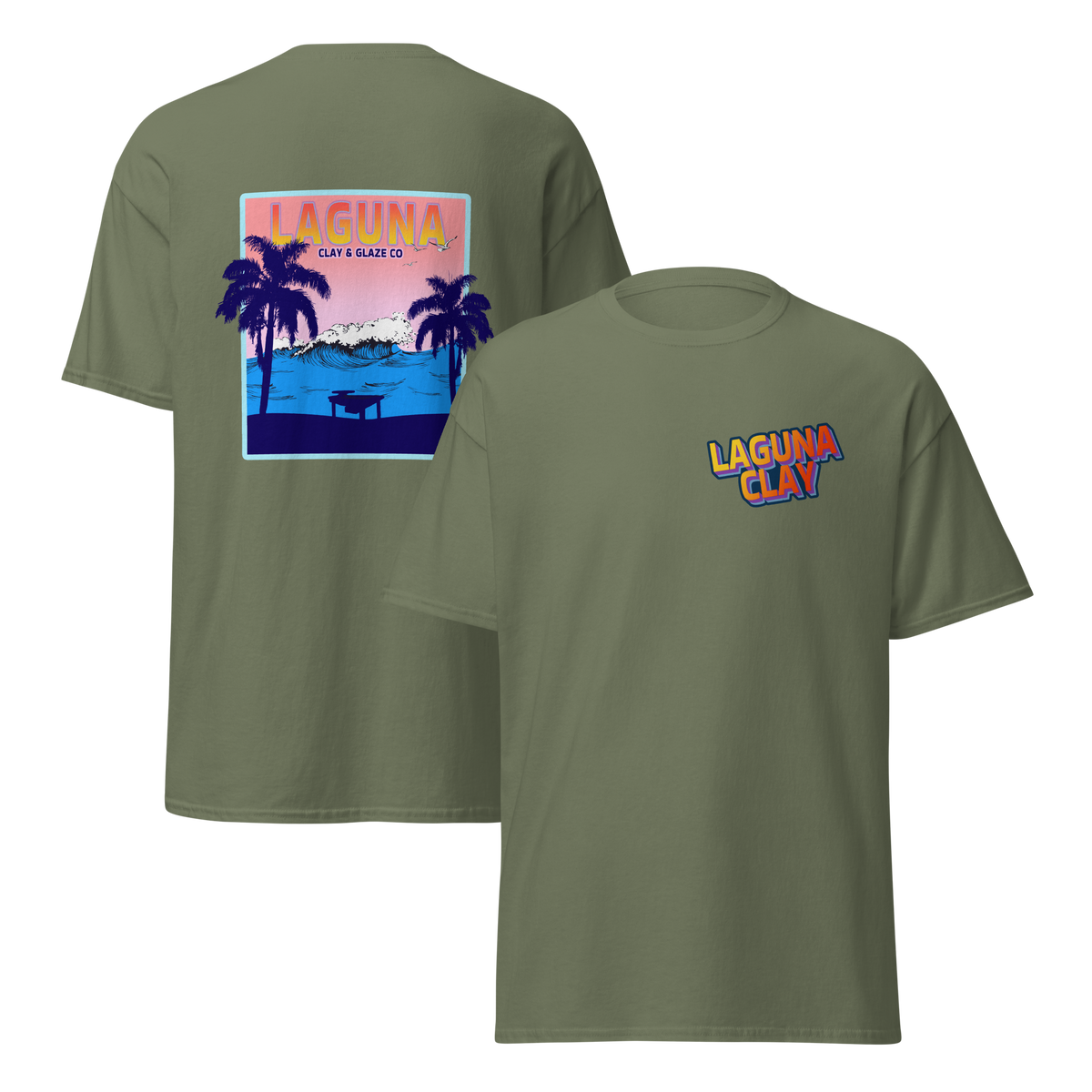 Laguna T-Shirt - Beach Green