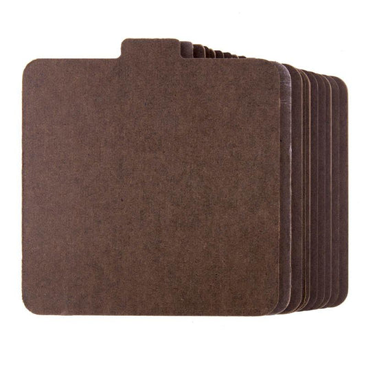 DIRTY GIRLS Set of 10 Extra Square Inserts 6.5" Dia