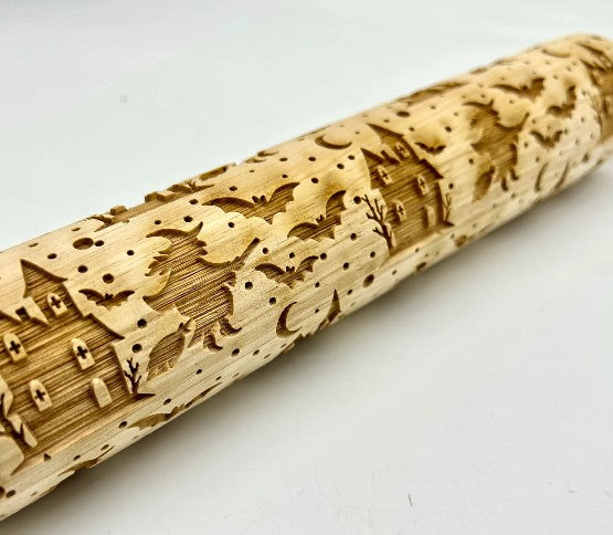 SWEET ROLLING PINS, WITCH AND BAT #2090
